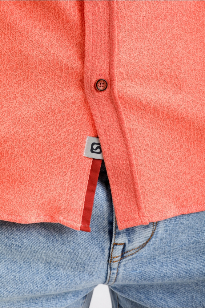 OVERHEMD MET STRUCTUUR 335532 4002 light coral